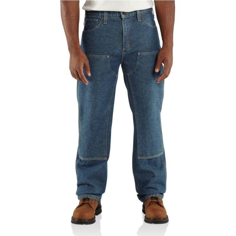 Carhartt Mens Flame Resistant Utility Denim Double Front Jean