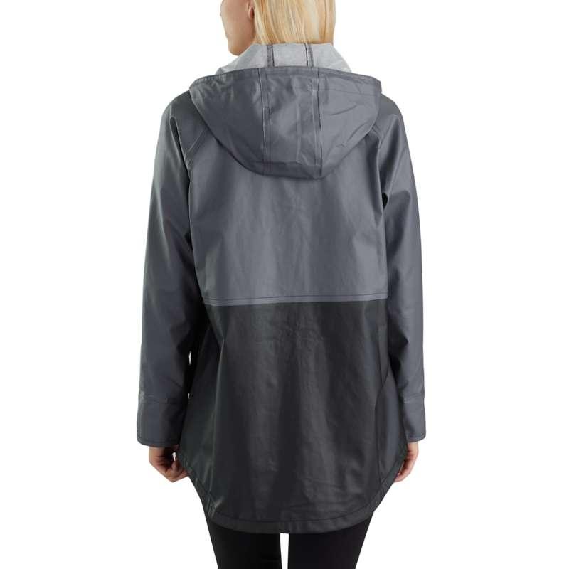 Carhartt Womens Waterproof Rainstorm Coat Work Utility Outerwear