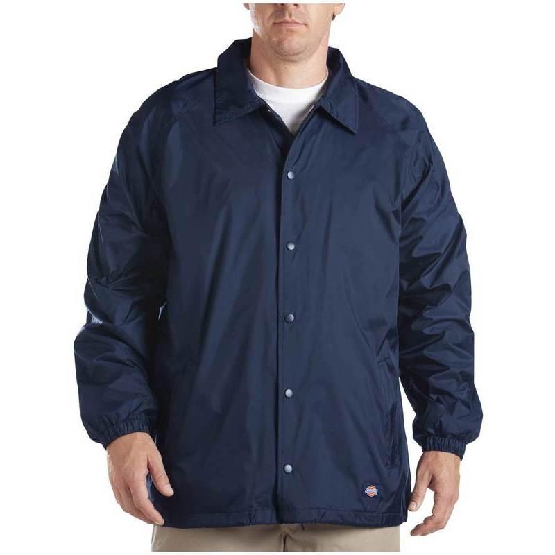 Dickies Men's Snapped Front Lined Windbreaker Nylon Jacket 